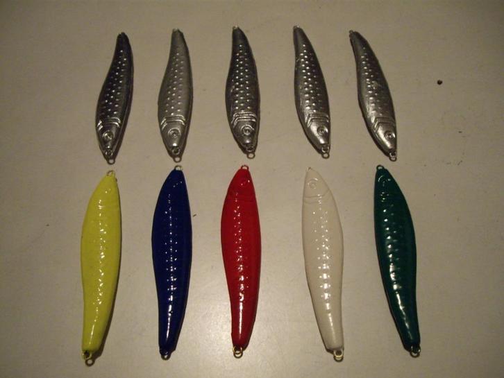 Visvorm-piler(s) tussen 64 >>>>>>>>>>>250gr, Watersport en Boten, Hengelsport | Zeevissen, Nieuw, Dobber of Lood, Ophalen of Verzenden