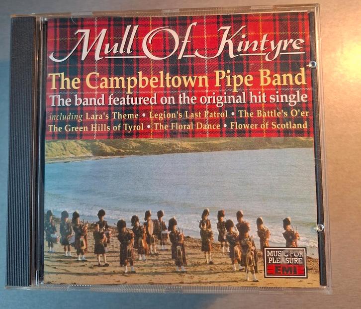 CD. Le Campbeltown Pipe Band. Mull de Kintyre (EMI)., CD & DVD, CD | Instrumental, Enlèvement ou Envoi