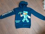 Maat 146 : sweater hoody Minecraft goede staat, Kinderen en Baby's, Kinderkleding | Maat 146, Gebruikt, Trui of Vest, Minecraft