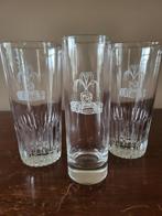 3 fonteinen glazen 80-90', Verzamelen, Ophalen, Nieuw, Glas of Glazen, Overige merken