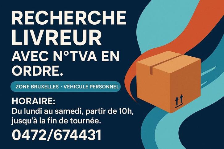 Livreur avec véhicule personnel, Vacatures, Vacatures | Logistiek, Inkoop en Transport