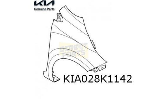 Kia Picanto (GT-line) voorscherm Rechts (met knipperlichtgat, Auto-onderdelen, Carrosserie, Spatbord, Kia, Nieuw, Ophalen of Verzenden