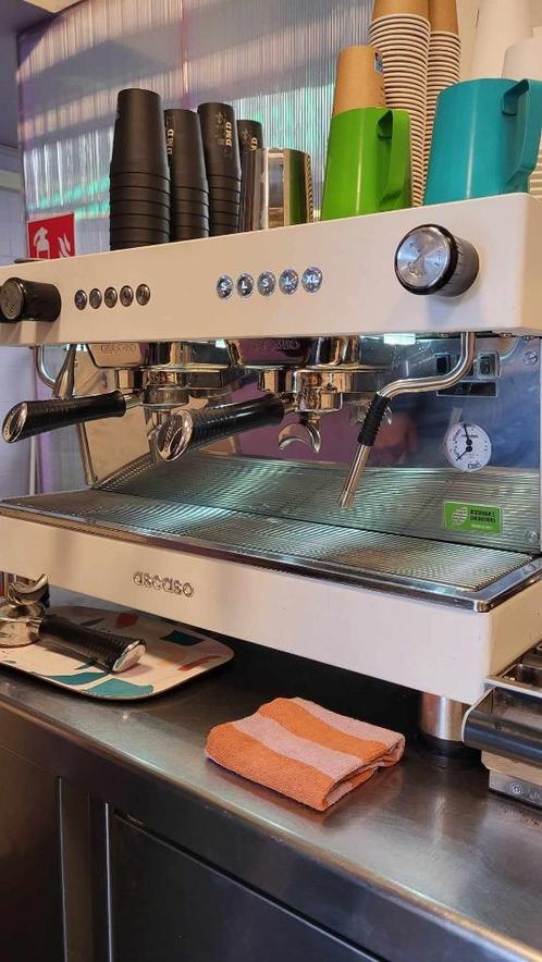 Espressomachine Ascaso + Fiorenzato molen, Electroménager, Cafetières, Comme neuf, Café en grains, Autres types, Machine à espresso