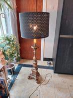 Vintage houten vloerlamp, Gebruikt, 100 tot 150 cm, Barok florentijns, Ophalen