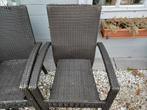 gratis 6 tuinstoelen, Ophalen, Gebruikt, Aluminium