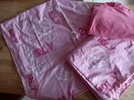 Parure (housse + taie + drap housse) rose 1 personne, Enfants & Bébés, Chambre d'enfant | Linge de lit, Enlèvement ou Envoi, Rose