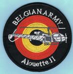 Belgian Army Patch Alouette II ( B33 ), Ophalen of Verzenden, Landmacht, Embleem of Badge