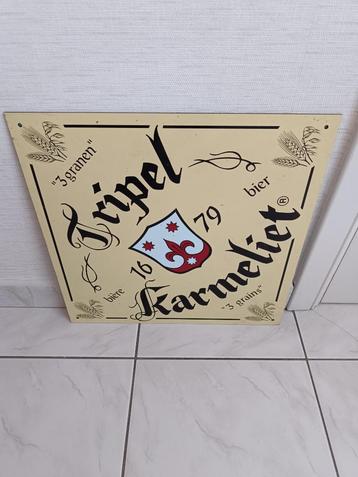 Bierbord Tripel Karmeliet in kunststof beschikbaar voor biedingen