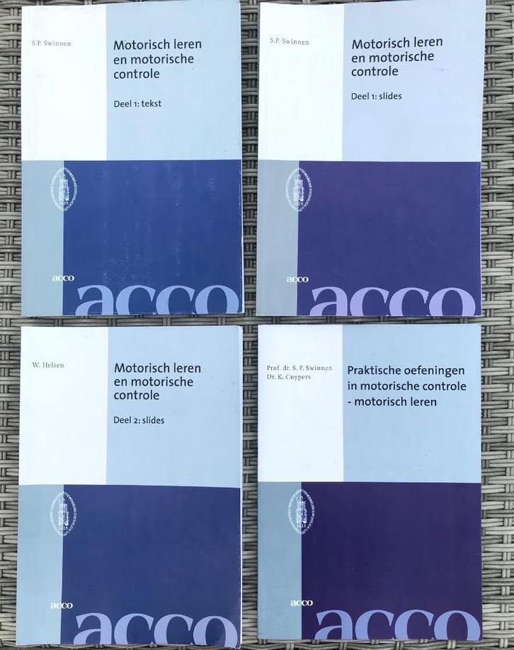 STUDIEBOEKEN - Motorisch Leren en Motorische Controle, Boeken, Studieboeken en Cursussen, Zo goed als nieuw, Hoger Onderwijs, Ophalen of Verzenden