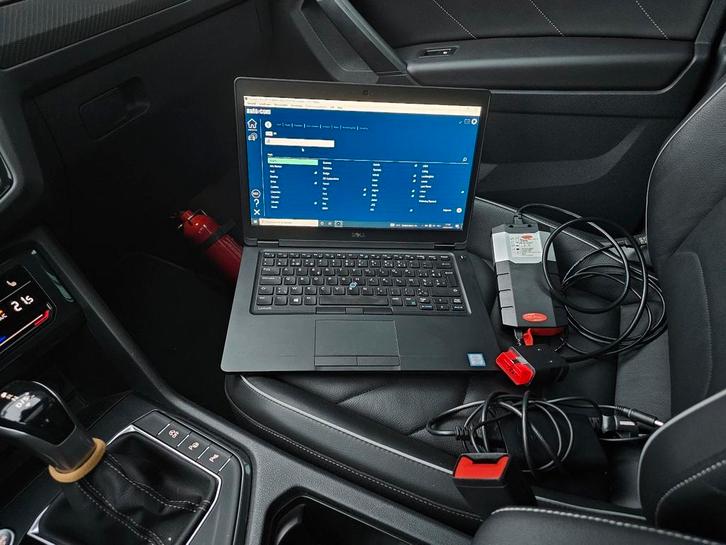 Diagnoselaptop met uitleessoftware 2021 alle merken compleet, Auto diversen, Autogereedschap, Zo goed als nieuw, Ophalen