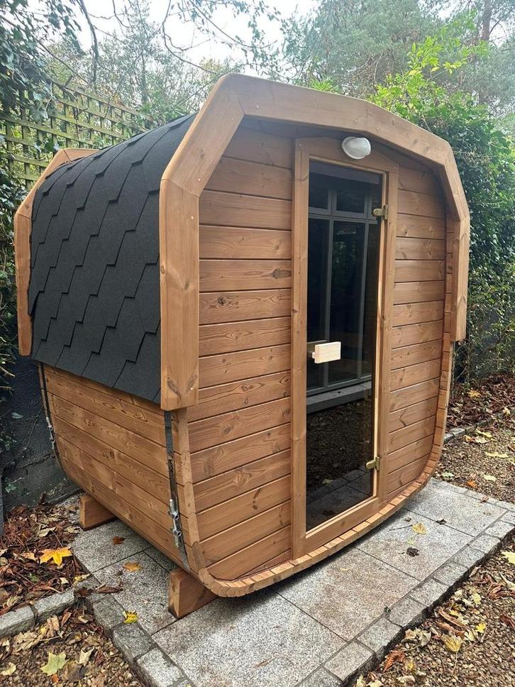 1.5M Cube Sauna van Scandinavisch grenenhout, Sport en Fitness, Sauna, Nieuw, Complete sauna, Fins of Traditioneel, Verzenden