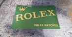 Rolex watches emaillen reclame decoratie bord verzamel, Ophalen of Verzenden, Zo goed als nieuw, Reclamebord