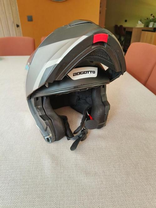 Motohelm Systeem Bogotta, Motoren, Kleding | Motorhelmen, Dames, Heren, Systeemhelm, M, Overige merken, Tweedehands, Ophalen of Verzenden