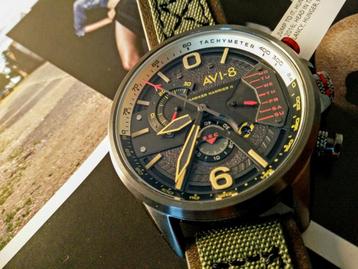 AVI-8 Hawker Harrier II Dual Retrograde Chrono 4056-03 beschikbaar voor biedingen