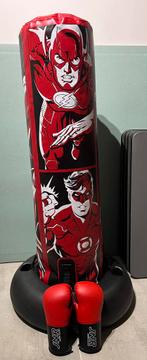 Bokspaal en bokshandschoenen, Sport en Fitness, Boksen, Ophalen, Zo goed als nieuw, Bokshandschoenen