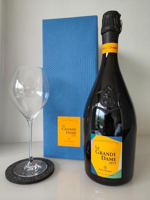 Veuve Clicquot La Grande Dame 2015 en Coffret de luxe, Brut, Collections, Vins, Neuf, Champagne, France, Enlèvement ou Envoi