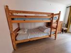 Retro houten stapelbed inclusief matrassen, Ophalen, Zo goed als nieuw, Stapelbed