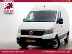 Volkswagen Crafter 35 2.0 TDI 177pk L3H3 (L2H2) RWD Navi/Cam, Parkeersensor, Wit, Bedrijf, Onderhoudsboekje