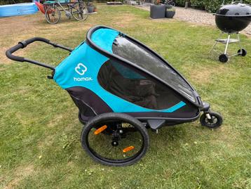 Hamax outback dubbelgeveerde aanhangwagen beschikbaar voor biedingen