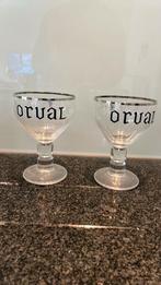 2 Orval glazen zonder gebruikssporen, Ophalen of Verzenden, Zo goed als nieuw