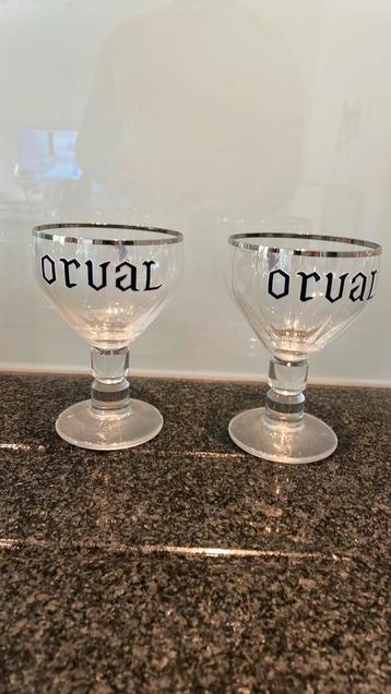 2 Orval glazen zonder gebruikssporen, Enlèvement ou Envoi, Comme neuf