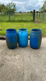 3 barils eau de pluie de 200 litres, Autres matériaux, Utilisé, 150 litres ou plus