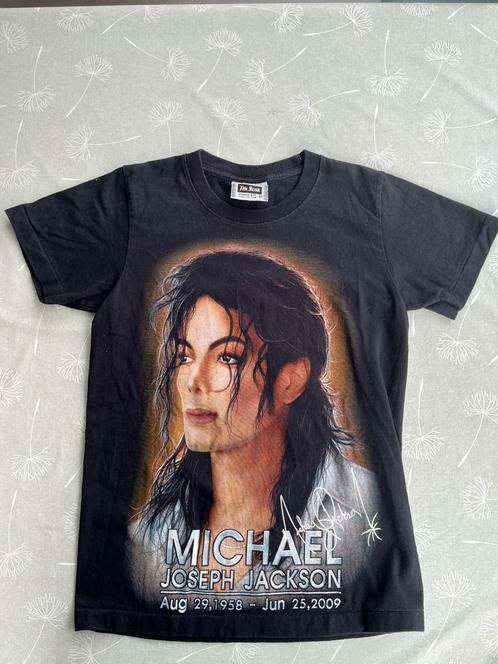 T-shirt Michael Jackson Tribute print (Small), Kleding | Heren, T-shirts, Gedragen, Maat 46 (S) of kleiner, Zwart, Ophalen of Verzenden