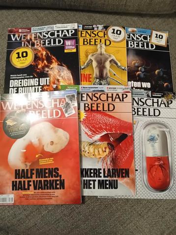 6 tijdschriften Wetenschap in beeld, Enlèvement ou Envoi, Comme neuf