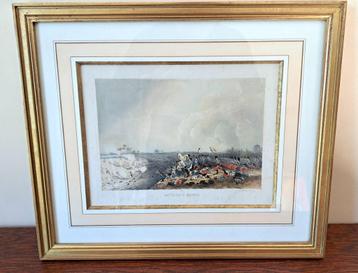 Battaglia di Magenta – Lithographie Italienne beschikbaar voor biedingen