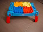 Mega bloks first builder speeltafel + trein + blokken, Kinderen en Baby's, Ophalen of Verzenden, Zo goed als nieuw