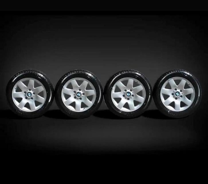 4 16" Bmw Original velgen gemonteerd en gebalanceerd met ban, Auto-onderdelen, Banden en Velgen, Banden en Velgen, Winterbanden