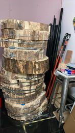 GRATIS - Houten schijven POPULIER diameter 80-85cm, Tuin en Terras, Brandhout, Ophalen