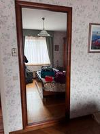 Grand miroir en bois, Maison & Meubles, Enlèvement, Comme neuf