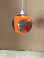 Oranje Bug Eye lamp, Ophalen of Verzenden, Gebruikt, Vintage Retro, E27 (groot)