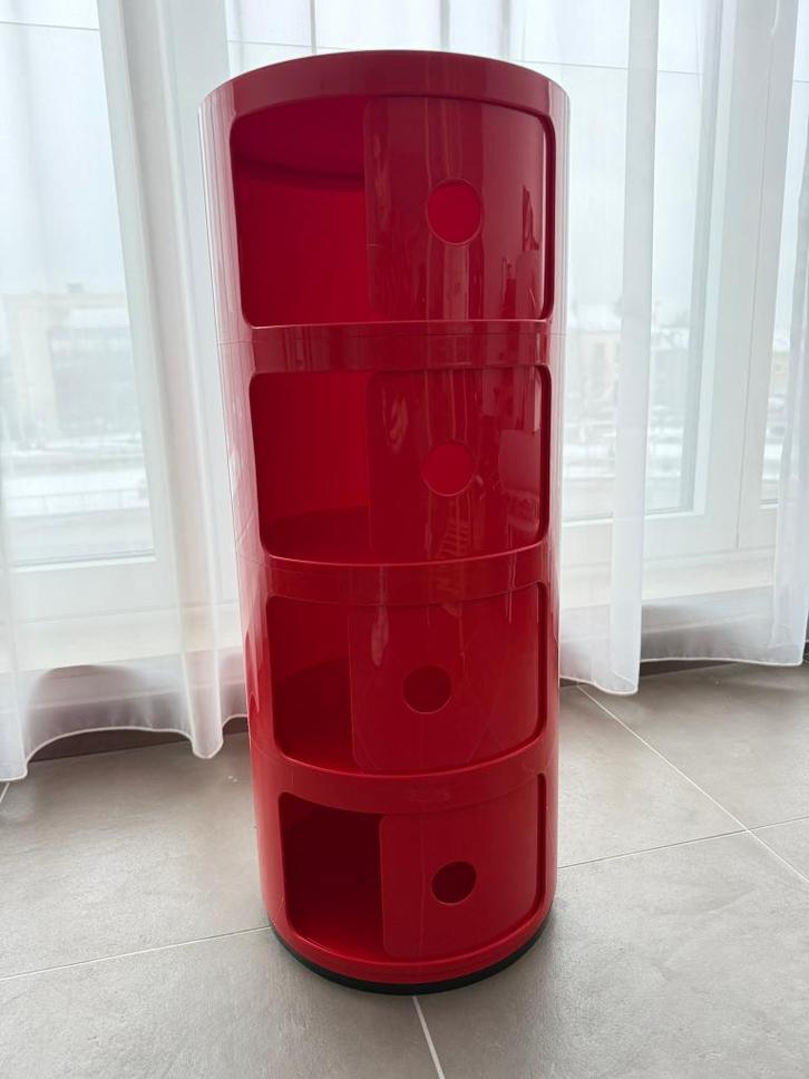 Kartell Componibili Classic rood, Huis en Inrichting, Overige Huis en Inrichting, Gebruikt, Ophalen