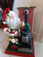 Holiday creations bewegende kerstman met licht en geluid., Ophalen