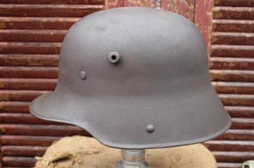 Mooie complete WW1 M17 Stahlhelm ET66. beschikbaar voor biedingen