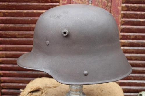 Mooie complete WW1 M17 Stahlhelm ET66., Verzamelen, Militaria | Algemeen, Landmacht, Helm of Baret, Ophalen of Verzenden