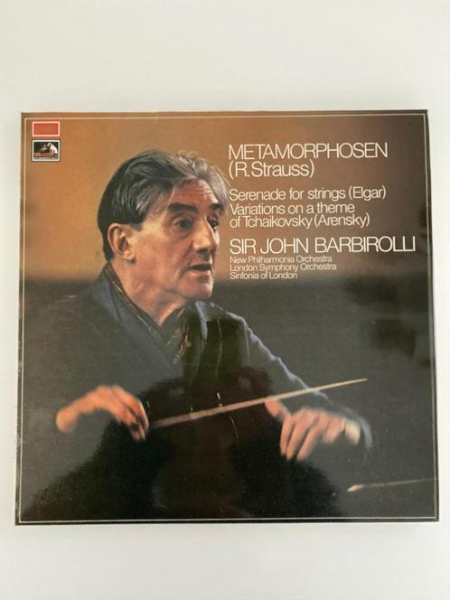 Barbirolli Strauss Elgar Tchaikovsky 1972, Cd's en Dvd's, Vinyl | Klassiek, Zo goed als nieuw, Romantiek, Orkest of Ballet, 12 inch