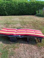 fauteuil jardin + coussin, Jardin & Terrasse, Enlèvement, Utilisé, Pliant