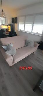 LICHTGRIJZE BANK 3-ZITSSTOFFEN 19080 VOOR 50€, Huis en Inrichting, Ophalen