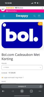 Te koop op swappy €140bon voor €128, Tickets en Kaartjes, Kortingen en Cadeaubonnen, Cadeaubon