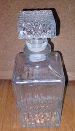 French Vintage Square Crystal Cut Glass Decanter Whiskey Sco, Antiek en Kunst, Antiek | Glaswerk en Kristal, Ophalen of Verzenden