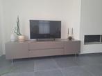 Design dressoir/tv meubel Poliform kleur taupe, Overige materialen, 200 cm of meer, Design, Gebruikt