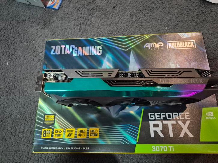 RTX 3070 Ti Zotac Holo RGB, Informatique & Logiciels, Cartes vidéo, Comme neuf, Nvidia, PCI-Express 4.0, GDDR6, HDMI, DisplayPort