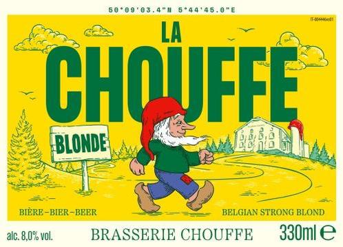 Reclamebord vintage La Chouffe - mancave poolhouse nieuw, Verzamelen, Merken en Reclamevoorwerpen, Nieuw, Reclamebord, Ophalen of Verzenden