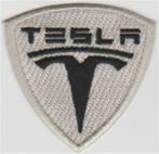 Tesla stoffen opstrijk patch embleem, Collections, Marques automobiles, Motos & Formules 1, Envoi, Neuf