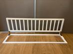 Bedhek hout wit 120cm, Ophalen, Gebruikt, Minder dan 140 cm, Matras