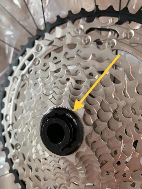 Ecrou de blocage Shimano 12v, Fietsen en Brommers, Fietsonderdelen, Nieuw, Mountainbike, Ophalen