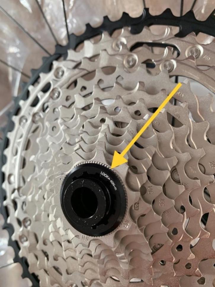 Ecrou de blocage Shimano 12v, Fietsen en Brommers, Fietsonderdelen, Nieuw, Mountainbike, Ophalen
